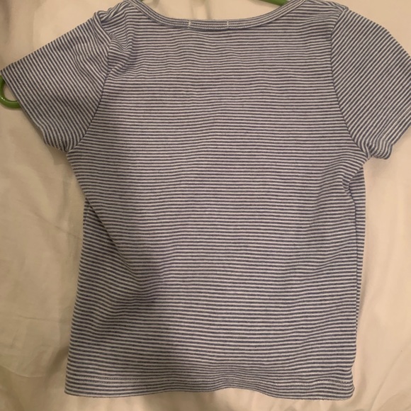 Brandy melville button down crop top - Picture 2 of 3